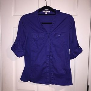 Blue Button Up Shirt